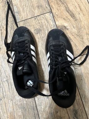 adidas Black and White Low-Top Sneakers